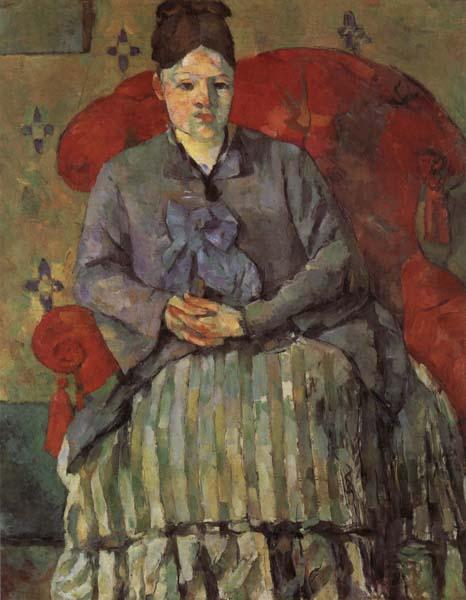 Paul Cezanne Madame Cezanne in a Red Armchair Spain oil painting art